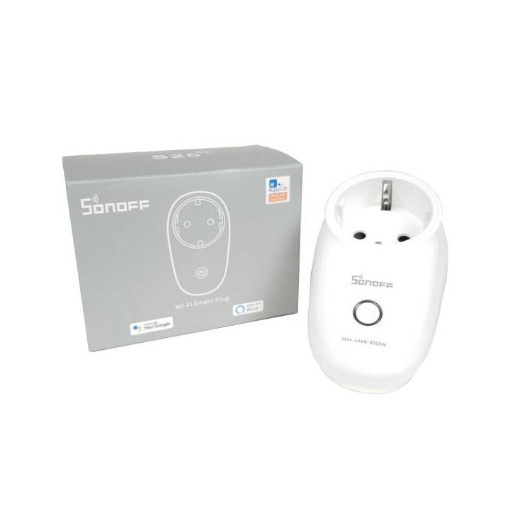 Sonoff S26R2 smart WiFi plug (4000W / 16A)