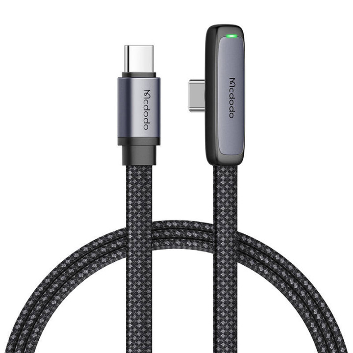 90-Grad-Kabel USB-C zu USB-C Mcdodo CA-3360, 65 W, 1,2 m (schwarz)