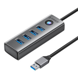 Адаптер-концентратор Orico PDD4U USB — 4x USB 3.0 (серый)