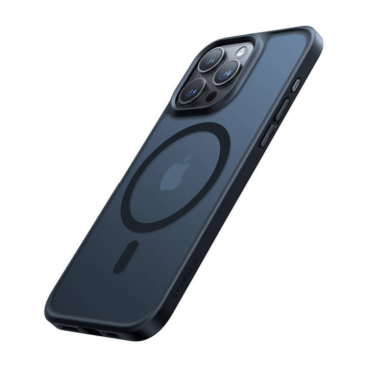 Torras Guardian-Mag Hülle für iPhone 15 Pro Max (schwarz)