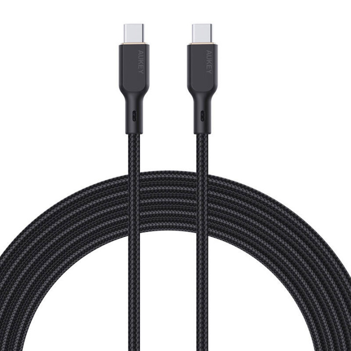Kabel Aukey CB-KCC101 USB-C auf USB-C 1m (schwarz)