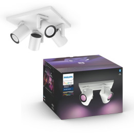 Philips Hue ceiling lamp Argenta plate/spiral white 4x5.7W