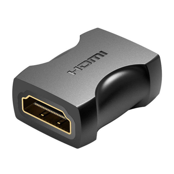 Adapter HDMI (żeński) na HDMI (żeński) Vention AIRB0 4K, 60 Hz, (czarny)