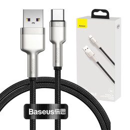 USB-Kabel für USB-C Baseus Cafule, 66 W, 1 m (schwarz)