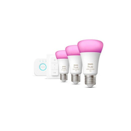 Philips Hue Mostek + 3x E27 9W RGBW + Schalter