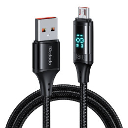Kabel Mcdodo CA-1070 USB auf Micro USB, 3A, 1,2 m (schwarz)