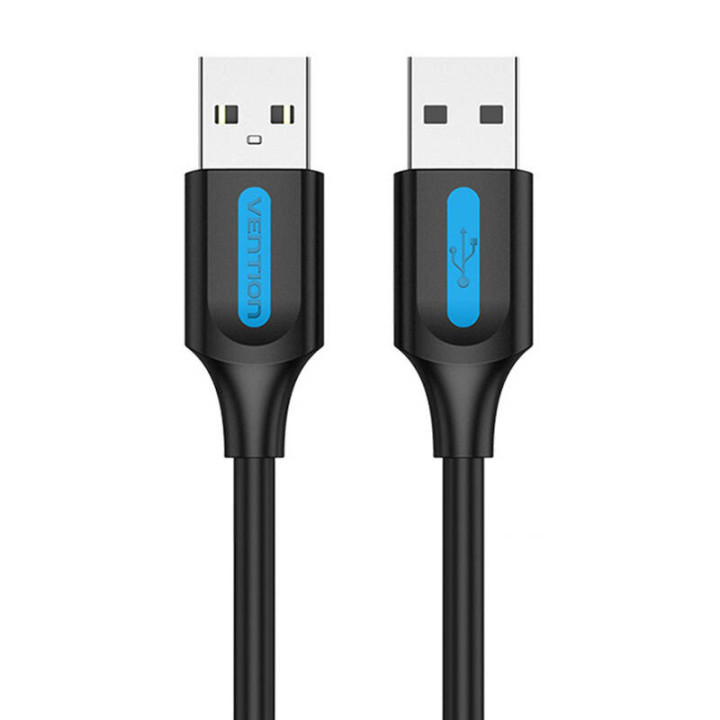 Кабель USB 2.0 Vention COJBD 2A 0,5 м Черный ПВХ