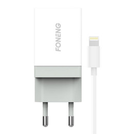Ladegerät Foneng 1x USB K210 10,5W + USB-Lightning-Kabel