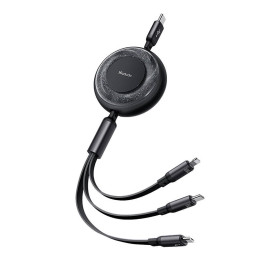 3-in-1-USB-zu-USB-C-/Lightning-/Micro-USB-Kabel, Mcdodo CA-5220, 1,2 m (schwarz)