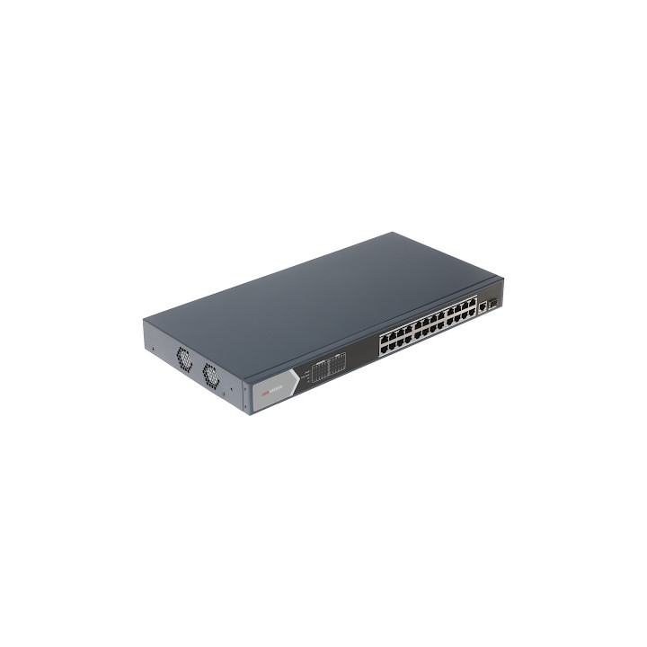 CONMUTADOR POE DS-3E0526P-E 24 PUERTOS SFP Hikvision