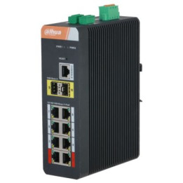 SWITCH POE INDUSTRIAL PFS4210-8GT-DP-V2 8 PUERTOS SFP DAHUA