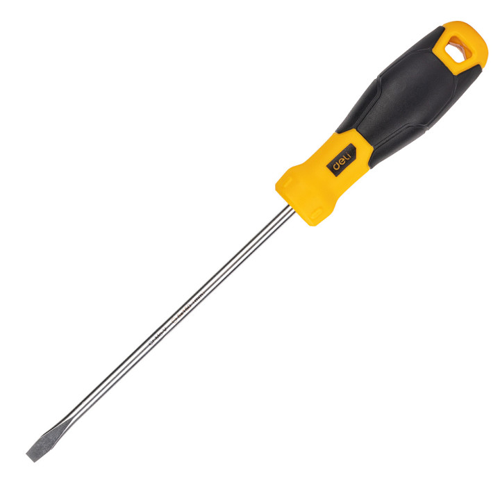Шлицевая отвертка 5x150 мм Deli Tools EDL6251501 (черная)