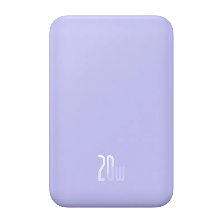 Magnetische Mini-Powerbank Baseus 5000 mAh 20 W (lila)