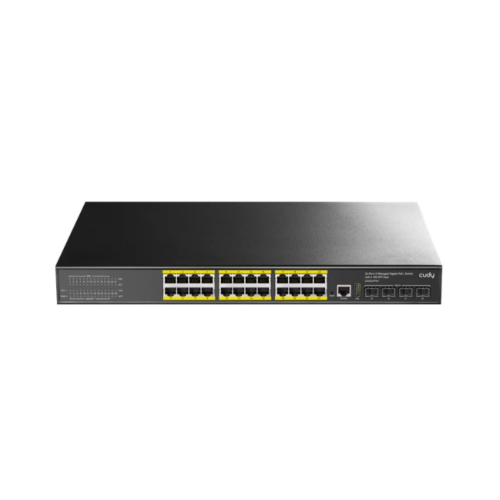 CUDY GS5024PS4-400W 24-портовый PoE+ коммутатор 400W