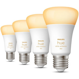 Philips Hue E27 6 Вт, 4 шт.