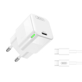 Wandladegerät XO CE06, 30 W, USB-C, mit Kabel UBS-C