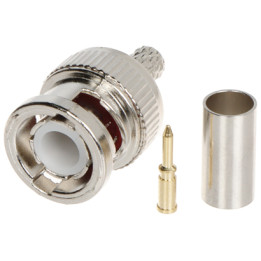 BNC-W/ZAC-RG58 BNC Crimp Connector for RG58 Cable