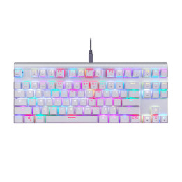 Teclado mecánico para juegos Motospeed CK101 RGB (blanco)