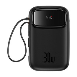 Powerbank Baseus QPow 2 10000mAh 30W 2xUSB-C (schwarz)