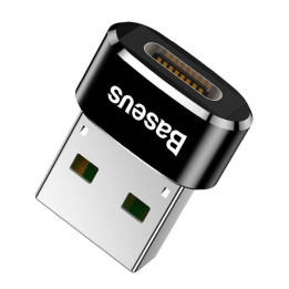Baseus Adapter USB-C na USB-A 3A (czarny)