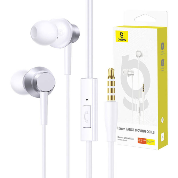 Auriculares Baseus Encok HZ11 - blanco