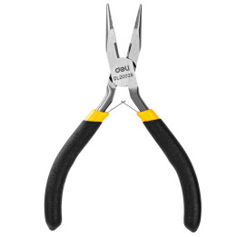 Мини-клещи 5 дюймов Deli Tools EDL20026 (желтые)