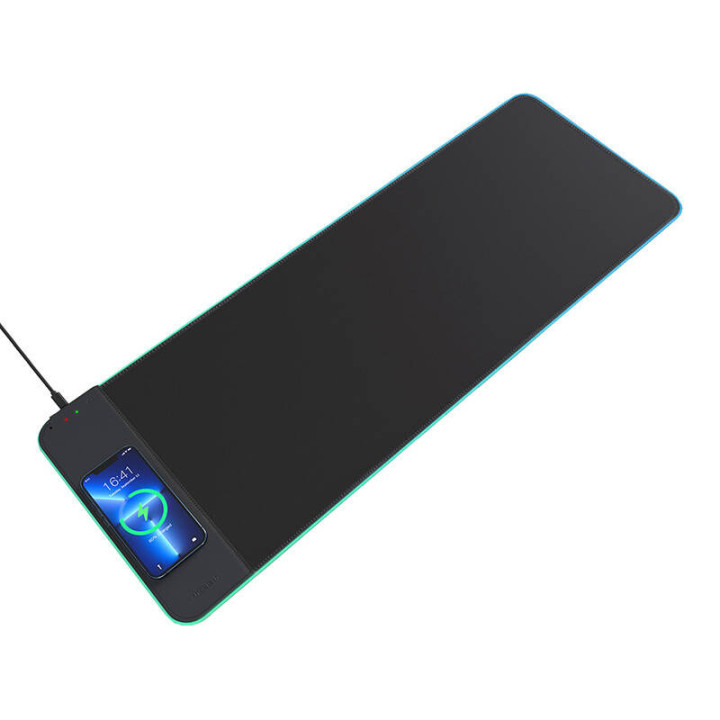 Коврик для мыши с беспроводной зарядкой Choetech T543-F-ACBK 15W (черный)