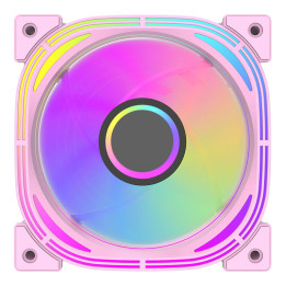 Darkflash INF24 5in1 ARGB Juego de ventiladores para computadora (rosa)