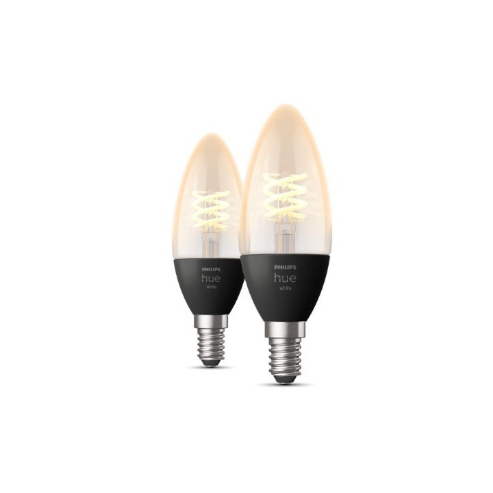 Philips Hue E14 W 4.5W Fil Candle 2-pak