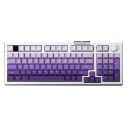 Darmoshark TOP98 kabelgebundene Gaming-Tastatur, optischer Schalter (weiß)