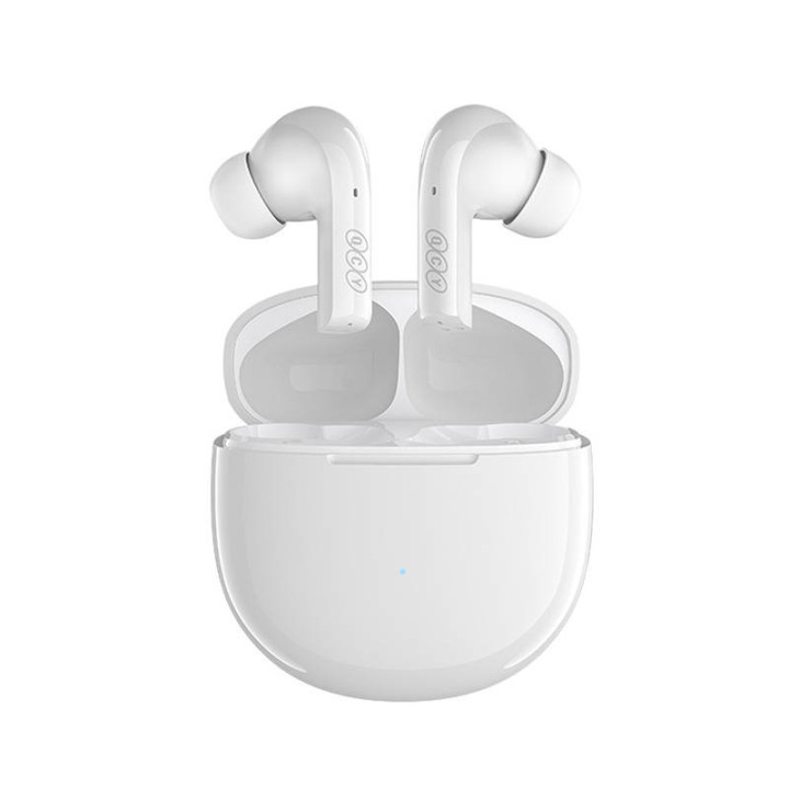 Auriculares TWS QCY T18 (blancos)