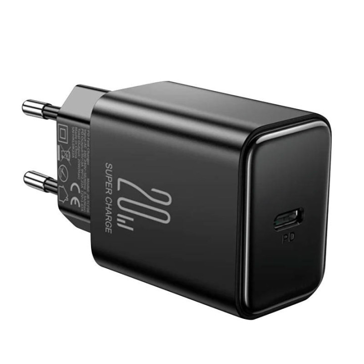 Ladegerät Joyroom JR-TCF06 Flash PD, 20W + Kabel 1m (Schwarz)