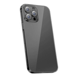 Hülle Baseus Crystal Series für iPhone 12 Pro (klar) + gehärtetes Glas + Reinigungsset