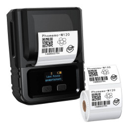 Impresora de etiquetas portátil Phomemo M120 (negra)