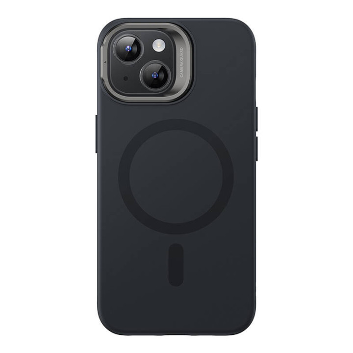 Hülle ESR Cloud Soft mit Ständer für iPhone 15, Magsafe (schwarz)
