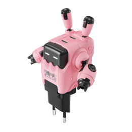 Cargador rápido GravaStar Delta35 35W GaN rosa