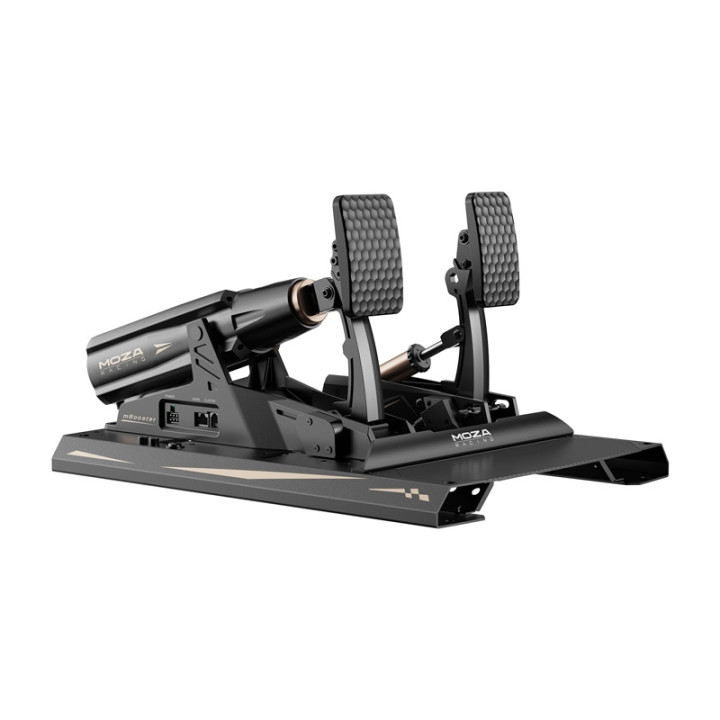 Комплект педалей газа CRP2 + активная универсальная педаль mBooster Moza Racing mBooster Pedal Set RS082 (ПК)