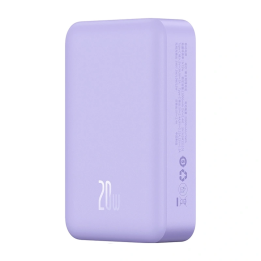 Powerbank Baseus Magnetic Mini 20000 mAh, USB-C 20 W MagSafe (lila)