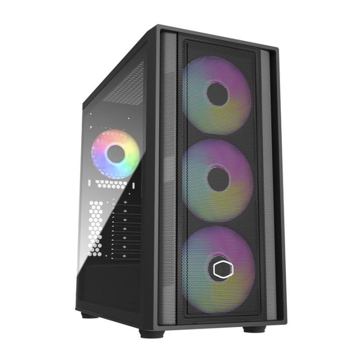 Caja de computadora Cooler Master MasterBox 600 (negra)