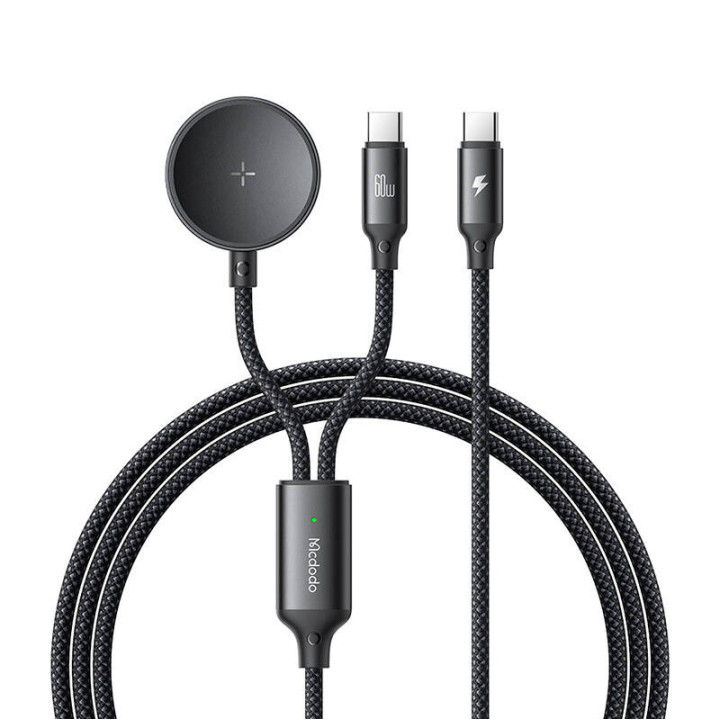 Mcdodo CA-4210 2-in-1-USB-C-Kabel + Samsung Watch-Ladegerät, 60 W, 1,2 m