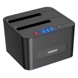 Док-станция/клонирование жестких дисков/твердотельных накопителей FIDECO YPZ04S2 (USB 3.0, SATA)