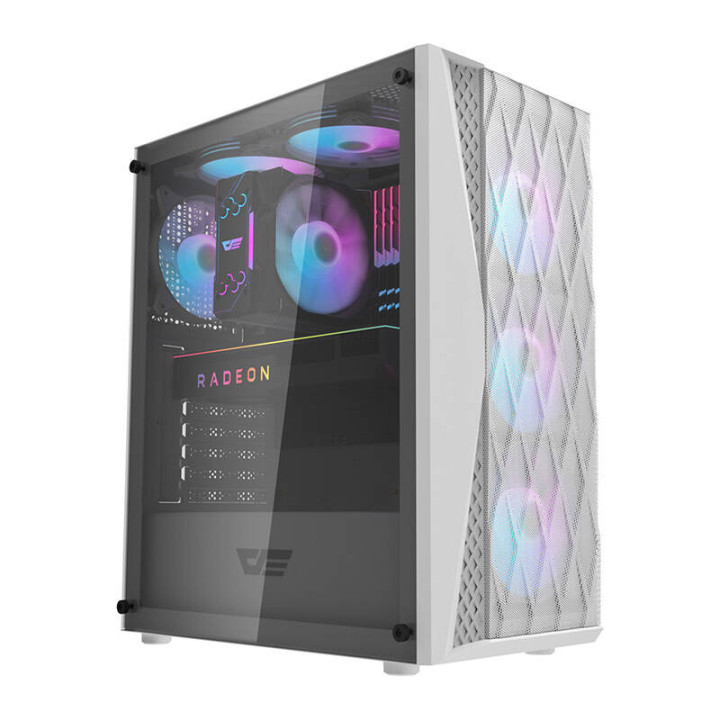 Caja de ordenador Darkflash DK352 Mesh (blanco)