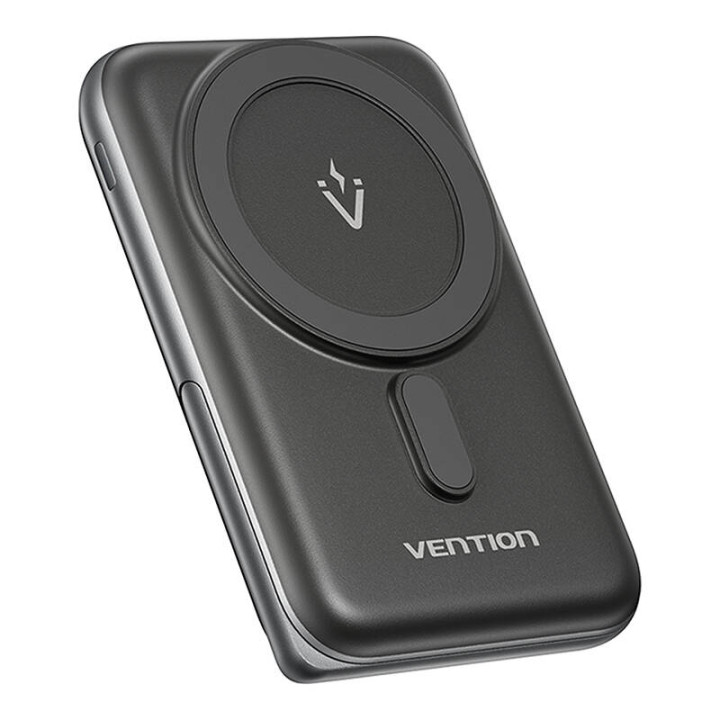 Magnetische Powerbank Vention FHNB0 20W, 10000 mAh (schwarz)