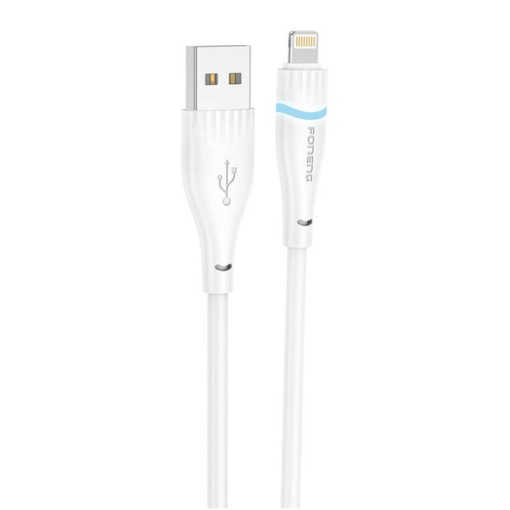 USB-A-auf-Lightning-Kabel Foneng X101 2,4A, 1,2m (weiß)