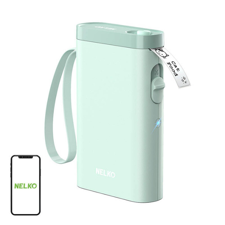 Impresora térmica de etiquetas Nelko P21 (verde)