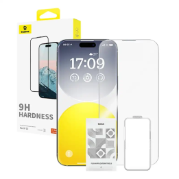 Diamant-gehärtetes Glas Baseus 0,3 mm für iPhone 15