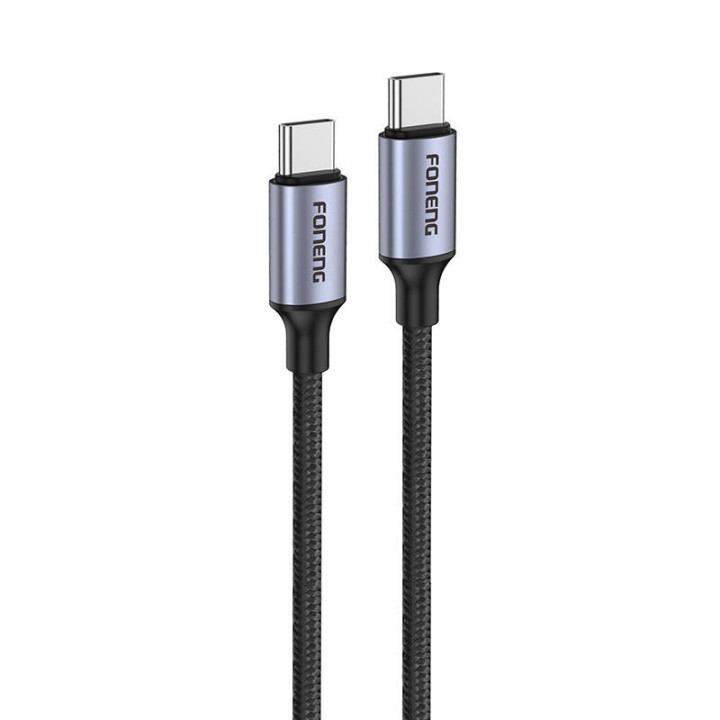 Kabel USB-C auf USB-C Foneng X95 1,2 m 60 W (grau)