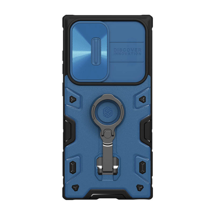 Nillkin CamShield Armor Pro Hülle für Samsung Galaxy S23 Ultra (blau)