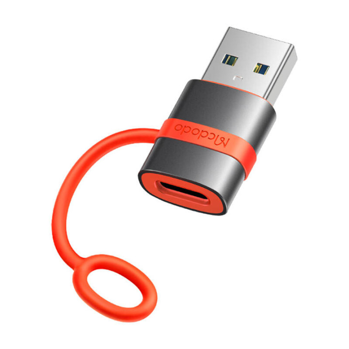 Переходник McDodo OT-3800 USB-C на USB-A (черный)