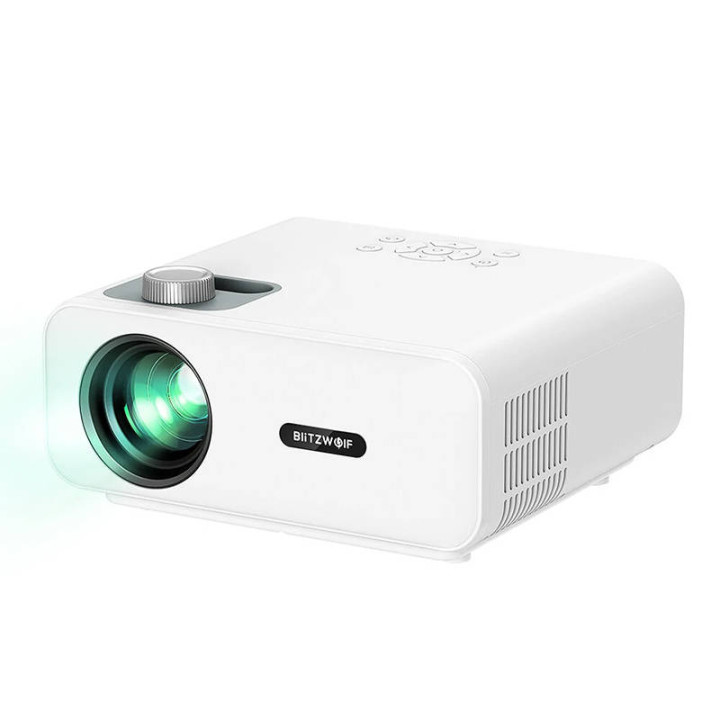 Proyector LED BlitzWolf BW-V5 1080p, HDMI, USB, AV (blanco)